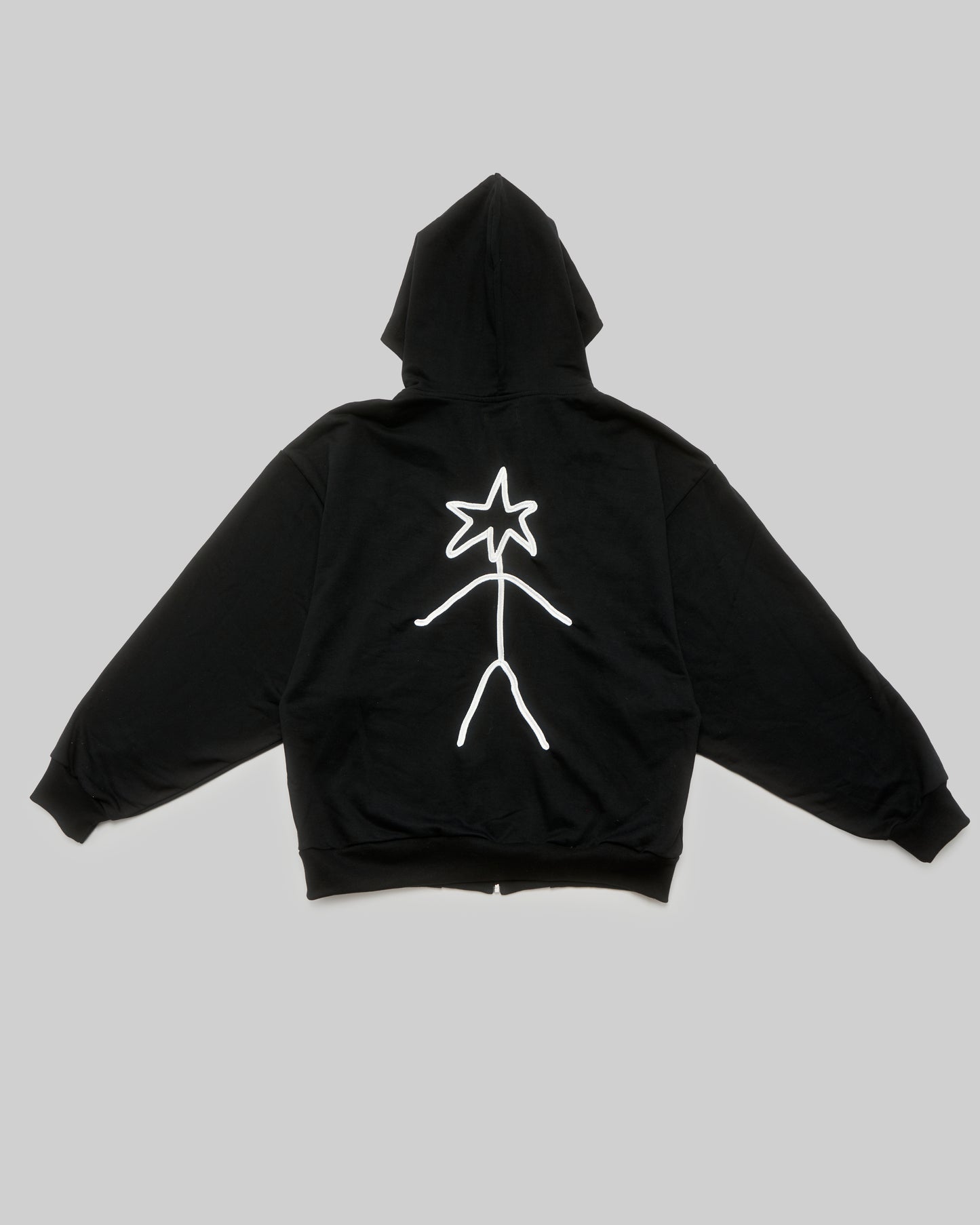 HOODIE  BLACK "DESPUÉS DEL SOL"