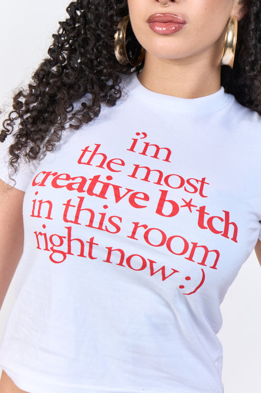 Most Creative B*tch Baby Tee
